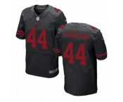 Men's Nike San Francisco 49ers #44 Kyle Juszczyk Elite Black NFL Jersey