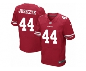 Men's Nike San Francisco 49ers #44 Kyle Juszczyk Elite Red Team Color NFL Jersey