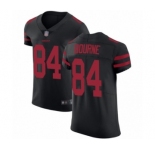 Men's San Francisco 49ers #84 Kendrick Bourne Black Alternate Vapor Untouchable Elite Player Football Jersey