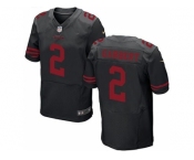 Nike San Francisco 49ers #2 Blaine Gabbert Black jerseys([Elite]