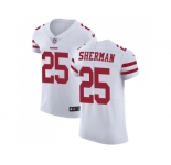 Nike San Francisco 49ers #25 Richard Sherman White Men Stitched NFL Vapor Untouchable Elite Jersey