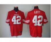 nike nfl jerseys san francisco 49ers #42 ronnie lott red[Elite]