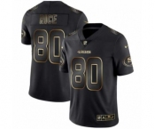 Men San Francisco 49ers #80 Jerry Rice Black 2019 Vapor Limited Golden Edition Jersey