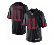 Men's Nike San Francisco 49ers #11 Marquise Goodwin Limited Black NFL Jersey