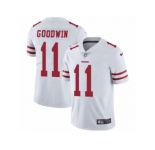 Men's Nike San Francisco 49ers #11 Marquise Goodwin Vapor Untouchable Limited White NFL Jersey