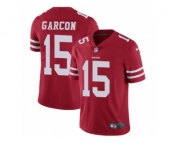 Men's Nike San Francisco 49ers #15 Pierre Garcon Vapor Untouchable Limited Red Team Color NFL Jersey