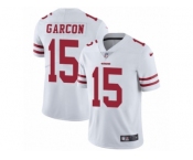 Men's Nike San Francisco 49ers #15 Pierre Garcon Vapor Untouchable Limited White NFL Jersey