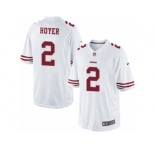Men's Nike San Francisco 49ers #2 Brian Hoyer Limited White NFL Jersey