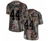 Men's Nike San Francisco 49ers #44 Tom Rathman Limited Camo Rush Realtree NFL Jersey