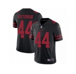 Men's Nike San Francisco 49ers #44 Tom Rathman Vapor Untouchable Limited Black NFL Jersey