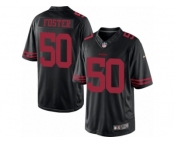Men's Nike San Francisco 49ers #50 Reuben Foster Limited Black NFL Jersey