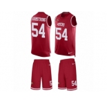 Men's Nike San Francisco 49ers #54 Ray-Ray Armstrong Limited Red Tank Top Suit NFL Jersey