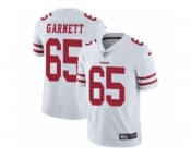 Men's Nike San Francisco 49ers #65 Joshua Garnett Vapor Untouchable Limited White NFL Jersey