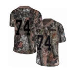 Men's Nike San Francisco 49ers #74 Joe Staley Limited Camo Rush Realtree NFL Jersey