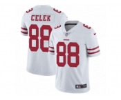 Men's Nike San Francisco 49ers #88 Garrett Celek Vapor Untouchable Limited White NFL Jersey