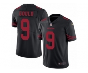 Men's Nike San Francisco 49ers #9 Robbie Gould Limited Black Rush NFL Jersey