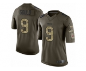 Men's Nike San Francisco 49ers #9 Robbie Gould Limited Green Salute to Service NFL Jersey