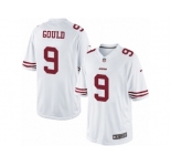 Men's Nike San Francisco 49ers #9 Robbie Gould Limited White NFL Jersey