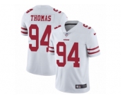 Men's Nike San Francisco 49ers #94 Solomon Thomas Vapor Untouchable Limited White NFL Jersey