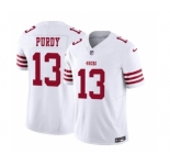 Men's San Francisco 49ers #13 Brock Purdy White 2023 F.U.S.E. Vapor Untouchable Limited Stitched Football Jersey