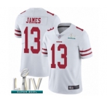 Men's San Francisco 49ers #13 Richie James White Vapor Untouchable Limited Player Super Bowl LIV Bound Football Jersey