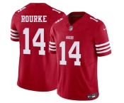 Men's San Francisco 49ers #14 Kurtis Rourke Red 2026 F.U.S.E. Vapor Untouchable Limited Football Stitched Jersey