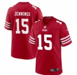 Men's San Francisco 49ers #15 Jauan Jennings 2022 New Red Vapor Untouchable Limited Stitched Jersey
