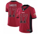 Men's San Francisco 49ers #17 Emmanuel Sanders Limited Red Rush Drift Fashion Football Jersey