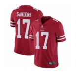 Men's San Francisco 49ers #17 Emmanuel Sanders Red Team Color Vapor Untouchable Limited Player Football Jersey