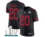 Men's San Francisco 49ers #20 Jimmie Ward Black Alternate Vapor Untouchable Limited Player Super Bowl LIV Bound Football Jersey
