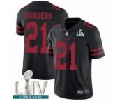 Men's San Francisco 49ers #21 Deion Sanders Black Alternate Vapor Untouchable Limited Player Super Bowl LIV Bound Football Jersey