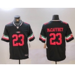 Men's San Francisco 49ers #23 Christian McCaffrey Black F.U.S.E. Mexico Vapor Limited Stitched Football Jersey
