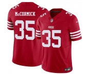 Men's San Francisco 49ers #35 Sincere McCormick Red 2026 F.U.S.E. Vapor Untouchable Limited Football Stitched Jersey
