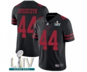 Men's San Francisco 49ers #44 Kyle Juszczyk Black Alternate Vapor Untouchable Limited Player Super Bowl LIV Bound Football Jersey