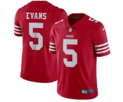 Men's San Francisco 49ers #5 Mike Evans Red 2026 Vapor Untouchable Limited Football Stitched Jersey