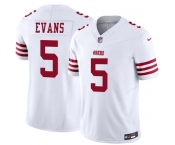 Men's San Francisco 49ers #5 Mike Evans White 2026 F.U.S.E. Vapor Untouchable Limited Football Stitched Jersey