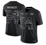 Men's San Francisco 49ers #54 Fred Warner Black 2026 F.U.S.E. Salute to Service Limited Stitched Football Jersey
