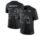 Men's San Francisco 49ers #54 Fred Warner Black 2026 F.U.S.E. Salute to Service Limited Stitched Football Jersey