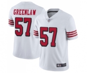 Men's San Francisco 49ers #57 Dre Greenlaw Limited White NFL Rush Vapor Untouchable Jersey