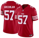 Men's San Francisco 49ers #57 Dre Greenlaw Red 2026 F.U.S.E. Vapor Untouchable Limited Football Stitched Jersey