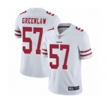 Men's San Francisco 49ers #57 Dre Greenlaw White Vapor Untouchable Limited Player Football Jersey