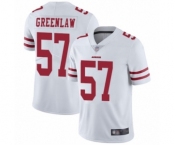 Men's San Francisco 49ers #57 Dre Greenlaw White Vapor Untouchable Limited Player Football Jersey