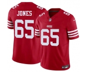 Men's San Francisco 49ers #65 Robert Jones Red 2026 F.U.S.E. Vapor Untouchable Limited Football Stitched Jersey
