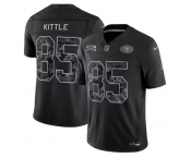 Men's San Francisco 49ers #85 George Kittle Black 2026 F.U.S.E. Salute to Service Limited Stitched Football Jersey