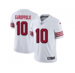 Nike San Francisco 49ers #10 Jimmy Garoppolo White Rush Men Stitched NFL Vapor Untouchable Limited Jersey