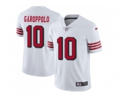Nike San Francisco 49ers #10 Jimmy Garoppolo White Rush Men Stitched NFL Vapor Untouchable Limited Jersey