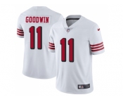 Nike San Francisco 49ers #11 Marquise Goodwin White Rush Men Stitched NFL Vapor Untouchable Limited Jersey