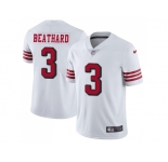 Nike San Francisco 49ers #3 C.J. Beathard White Rush Men Stitched NFL Vapor Untouchable Limited Jersey