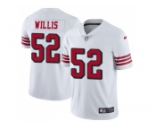 Nike San Francisco 49ers #52 Patrick Willis White Rush Men Stitched NFL Vapor Untouchable Limited Jersey