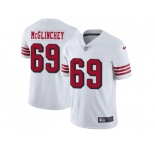 Nike San Francisco 49ers #69 Mike McGlinchey White Rush Men Stitched NFL Vapor Untouchable Limited Jersey